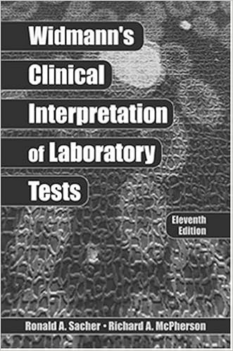 Widmann S Clinical Interpretation Of Laboratory Tests Clinical Interpretation Of Lab Tests Widmann S Paperback January 1 2000 Amazon Com Books