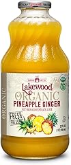 Lakewood Organic Pineapple Ginger Juice, 32 FZ