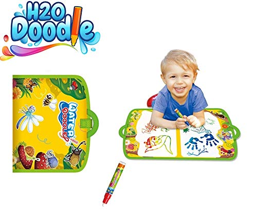 H2o Doodle Water Doodle Mat-Aqua Magic Pad-Road Trip Activities for Kids-Agua Drawing Board- Mat for - //coolthings.us