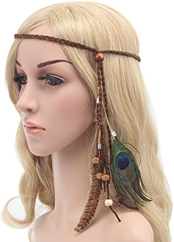 tallahassee Indian Hippie Feather Tassels Headband Bohemia Style Headdress - 4