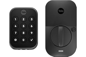 Yale Home Assure Lock 2 Deadbolt, Black Suede Keyless Entry Door Lock with Digital Touchscreen Keypad and Bluetooth Connectivity (No Wi-Fi), YRD430-BLE-BSP