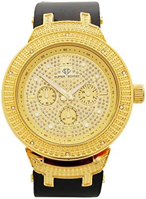 Mens M6267 Genuine Diamond Watches 0.10cts