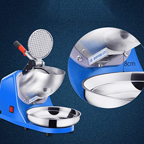 Eiscrusher Elektrische Eisrasierer Schneekegelmaschine Silber 250W for den privaten und gewerblichen Gebrauch mit… – Bild 4