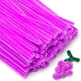 Eppingwin 200pcs Pipe Cleaners, Purple Pipe