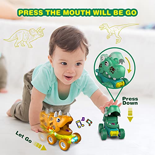 Dinosaur Toys for 25 Year Old Boys, Pull Back Car Toddler Toys Age 24