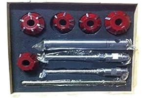 Annafi® Carbide Valve Seat Cutter Set 5 Pcs | Milling Mechanic Engineering Measuring Tools | Auto Garage Tools | Carbide Cutter for Machine/Engineers | Tools Parts & Accessories