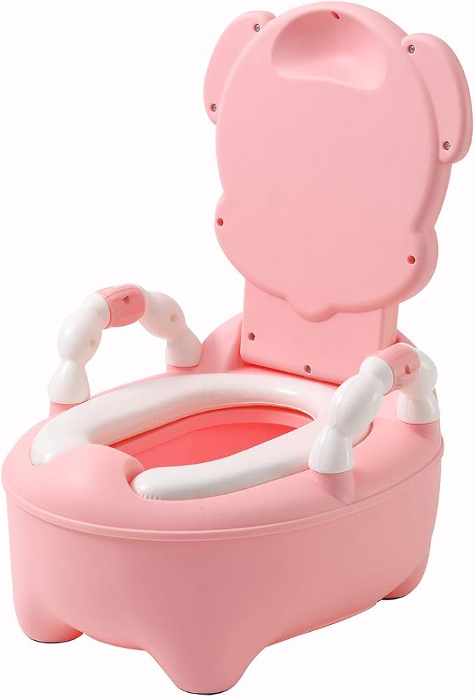 Glenmore Pot Enfant Toilettes Bebe Wc Avec Couvercle Pot Apprentissage Doux Rembourre Rose Bebe Puericulture Apprentissage De La Proprete