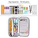Pencil Case, Abrzon Big Capacity Pen Case Desk Organizer with Zipper for School & Office Supplies - 8.74x4.3x2.17 inches, Black