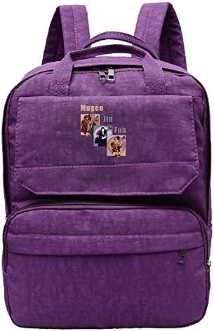 GeGe6 Samurai Champloo Oxford Fabric School Travel Backpack For Women