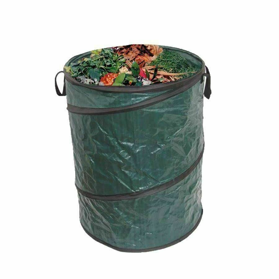 HTUK Heavy Duty Pop Up Garden Waste Bag 100L with Handles H58cm x D45cm