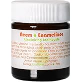 Living Libations - Organic Neem Enamelizer Toothpaste | Natural, Wildcrafted, Vegan Clean Beauty (.5 oz | 15 ml)