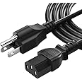 QYD 3 Prong 4FT Amplifier Power Cord Compatible with ION Speaker, ION Pathfinder 4 280, Guitar Amp, Block Rocker, Vox, Fender Amp, Marshall, Monster Mackie DJ Rockville QSC Speaker Power Cable