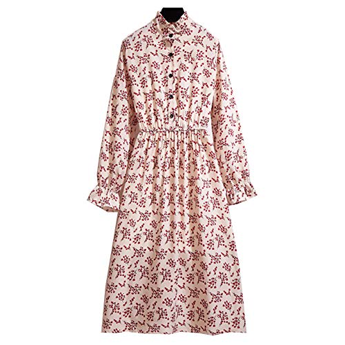 Black Vintage Polka Dot Winter Dress Women Plus Size Autumn Elegant Long  Sleeve Midi Office Party Dress 1240-001 XL in Kenya