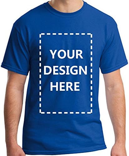 Baranovo Men Custom Add Your Personalized Design Photo Text Name Here Cotton T-Shirt