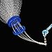 Goture American Saltwater Fishing Cast Net for Bait Trap Fish 4ft/6ft/8ft/10ft/12ft Radius, 1/4 Inch Mesh Size 