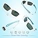 RIVBOS Rubber Kids Polarized Sunglasses With Strap Glasses for Boys Girls Baby and Children Age 3-10 RBK025 （White）