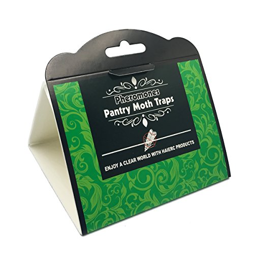 Pantry Moth Traps, Eco-friendly Glue Safe Kitchen Closet Moth Pheromone Attractant Catch (6 Traps) - Thumbnail 3