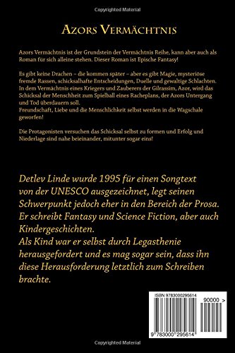 Azors Vermachtnis Bruder Im Blute Vermachtnis Reihe Volume 1 German Edition Linde Detlev Karnahl Jeannette 9783000295614 Amazon Com Books