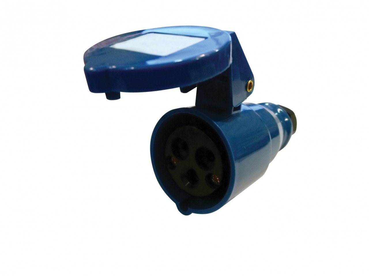 eagle Caravan 16 A 3 Pin In-Line Socket - White