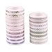 Agutape 18 Rolls Washi Tape Set, 8mm Wide Decorative Masking Tape,Decorative Craft Tape Collection for DIY and Gift Wrapping