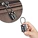 SURE LOCK TSA Compatible Travel Luggage Locks, Inspection Indicator, Easy Read Dials TSA Approved with Zinc Alloy Black 4 Pack
