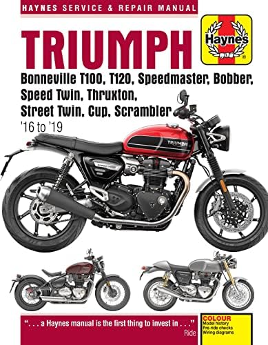 TRIUMPH Haynes サービスマニュアル　01-12 TRIUMPH MOTORCYCLE REPAIR SHOP & SERVICE MANUAL For BONNEVILLE