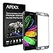APEKX Samsung Galaxy S7 Edge Full Screen 100% Cover Edge-to-Edge 3D Curved Tempered Glass Screen Protector HD Clarity Bubble Free Anti-Fingerprint Shatterproof, Not Case Friendly (Silver)