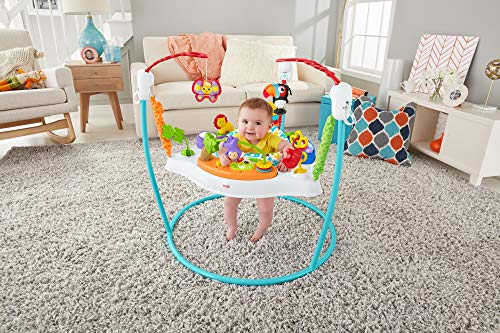 fisher-price animal activity jumperoo, azul, talla única