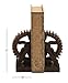 Deco 79 Polystone Decorative Bookends Gear Non Skid Bookends, Set of 2 Office Bookends5