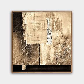 Framed Canvas Wall Art Abstract Canvas Prints Home Artwork Decoration for Living Room,Bedroom - 16x16 inches