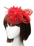 Anita Women's fascinators Small hairpin feather hat
