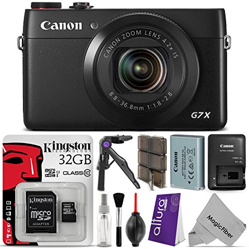 Canon PowerShot G7X Digital Camera w/ Essential Bundle Includes