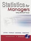 Statistics for Managers Using Microsoft Excel, Levine, David M., 0131440543