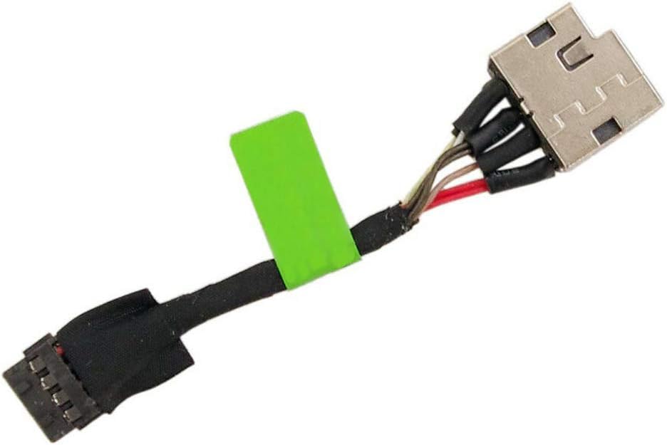 MMOBIEL DC Power Jack Dock Connector Flex Cable Replacement Compatible with HP Pavilion 15-N 15-P 15-K 15-F 10-E Series