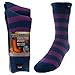 2 Pairs of Mens Thick Heat Trapping Insulated Heated Boot Thermal Socks Pack Warm Winter Crew For Cold Weather