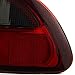 SPEC-D TUNING Red Smoke Lens Tail Lights Compatible with 1992-1995 Honda Civic 2 Door Coupe Models, 1992-1995 Honda Civic 4 Door Sedan Left + Right Pair Assembly