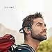 SainSonic BM-7 Bone Conduction Headphone, with Led Light Both Sides, FCC Certified, Open & Safer, No Hearing Impairment, Revolutionary, Waterproof, Bluetooth 4.0, Wireless – Ionian Blue