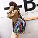 Girls Sequin Backpack Kids Rainbow Reversible Flip Casual Bag Cute School Dance Class Lightweight Satchel for Toddler Teen Women Mermaid