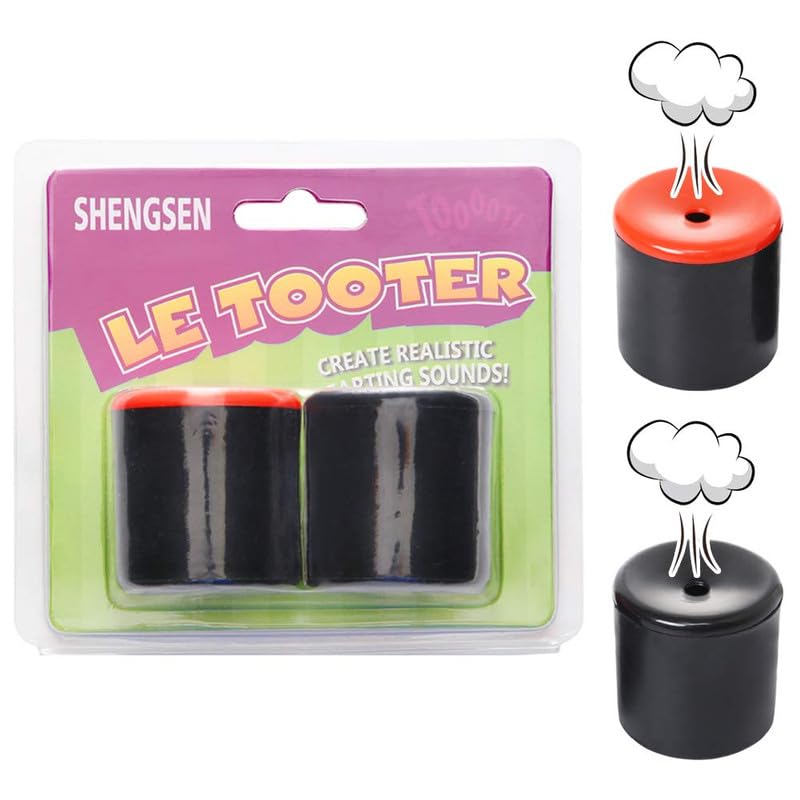 SHENGSEN Novelty Squeeze Pooter Fart Machine Funny Le Tooter Prank Farting Noise Maker for Joke Children's Day Party Gift Toy Visit the SHENGSEN Store