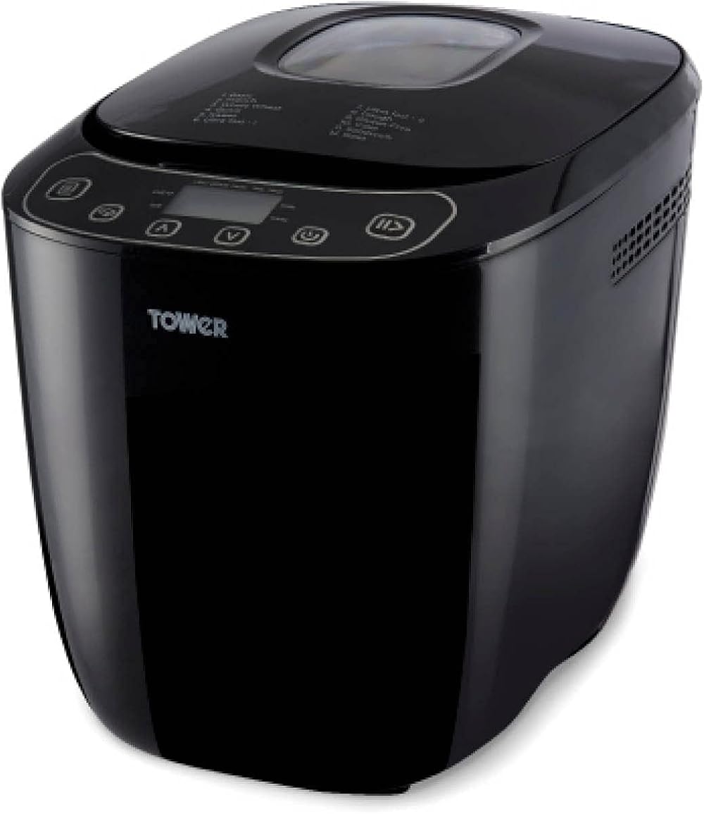 Tower T11003 2 lb Digital Bread Maker with 12 Programs & Delay Timer