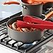 Rachael Ray Tools and Gadgets Dishwasher Safe Lazy Cooking Tongs / Salad Serving Tool / Multi Purpose, Red
