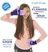 The Noodley Flashing LED Finger Light Gloves with Extra Batteries - Kids and Teen Sized Ages 8-12 (Medium, Purple)