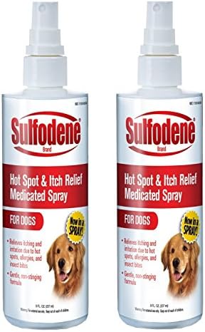Sulfodene Medicated Hot Spot &amp; Itch Relief Spray for Dogs, 16 oz