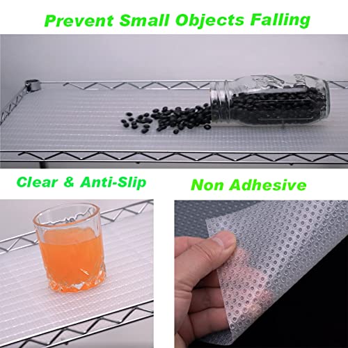 AMZABBY Wire Shelf Liner 14x197'' Clear Shelf Liner