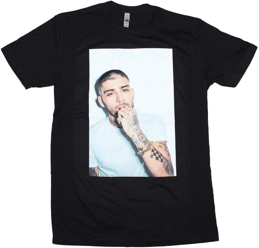 Zayn White on White Photo T-Shirt