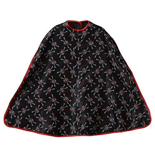 Kids Black Pirate Skull & Crossbones Cape