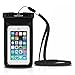 DBPOWER Universal Waterproof Dry Bag Case for Phones up to 6-Inch (Black)