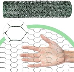 Chicken Wire 16.9 in x 237 in Poultry Wire Netting