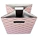 DII Hard Sided Collapsible Fabric Storage Container for Nursery, Offices, & Home Organization, (13x13x13) - Waves Rose