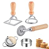 Ravioli Pasta Cutter Wheel Set of 5, Ravioli Maker